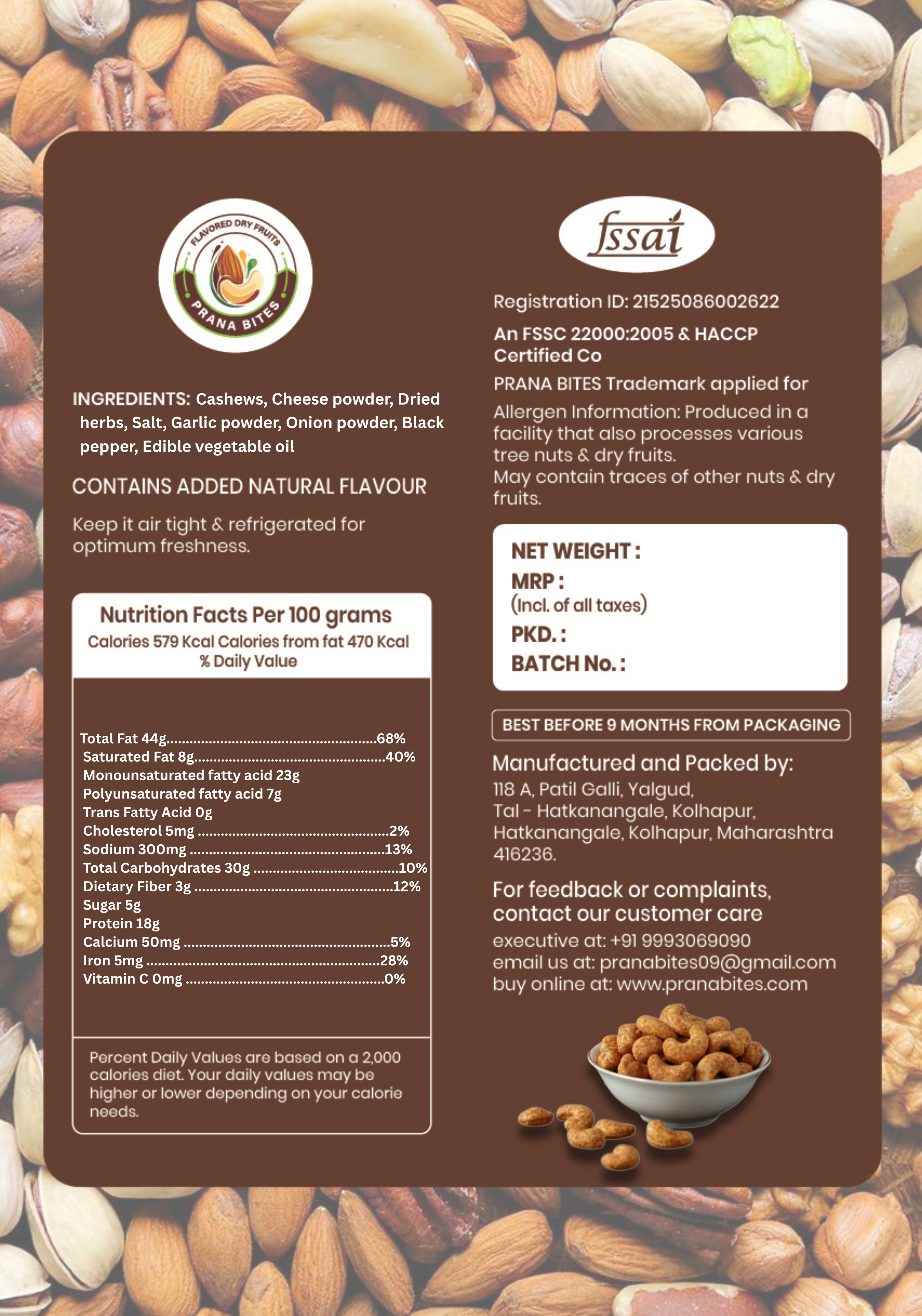 Cashew Cheese & Herbs